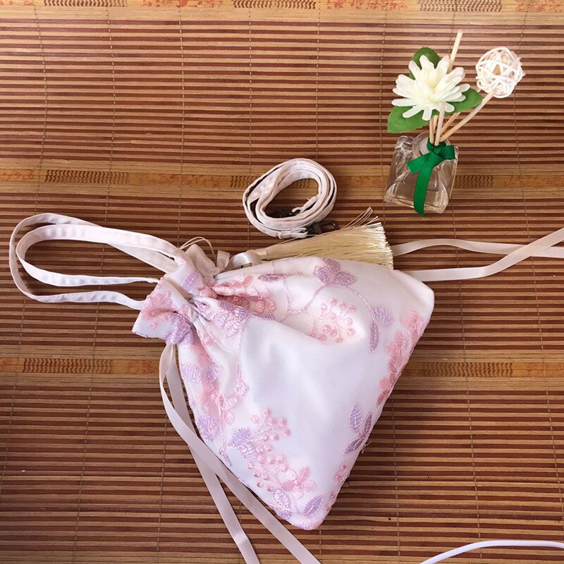 Sac à main rétro alasir pour femme, style chinois, hanfu, petites fleurs brodées, en dentelle, à bandoulière, mini sac à main rétro pour femme, sacs à ficelle: 11