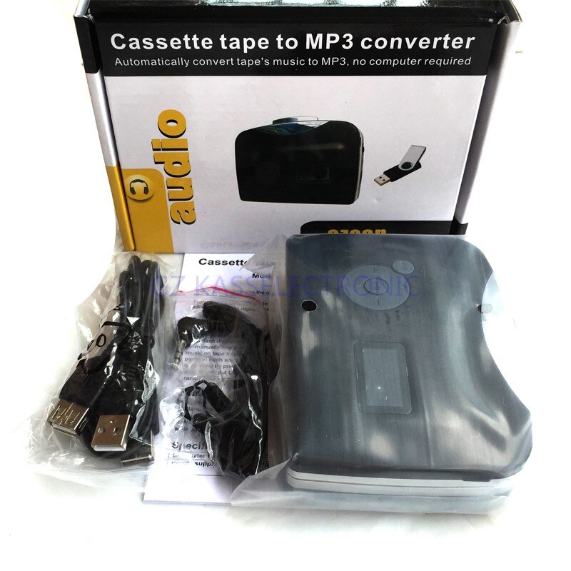 Kassettband omvandlare, konvertera gammal bandkassett till  mp3 in u flash -disk direkt direkt utan datorbehov