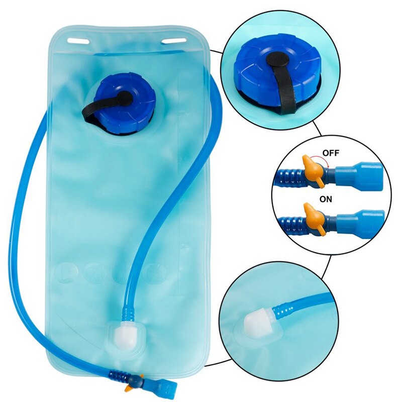 2L Wasser Tasche Fahrrad Kamel Wasser blasiert Tasche draussen Sport Reise Radfahren EVA Wasser blasiert Große Kapazität Camping Wasser Tasche