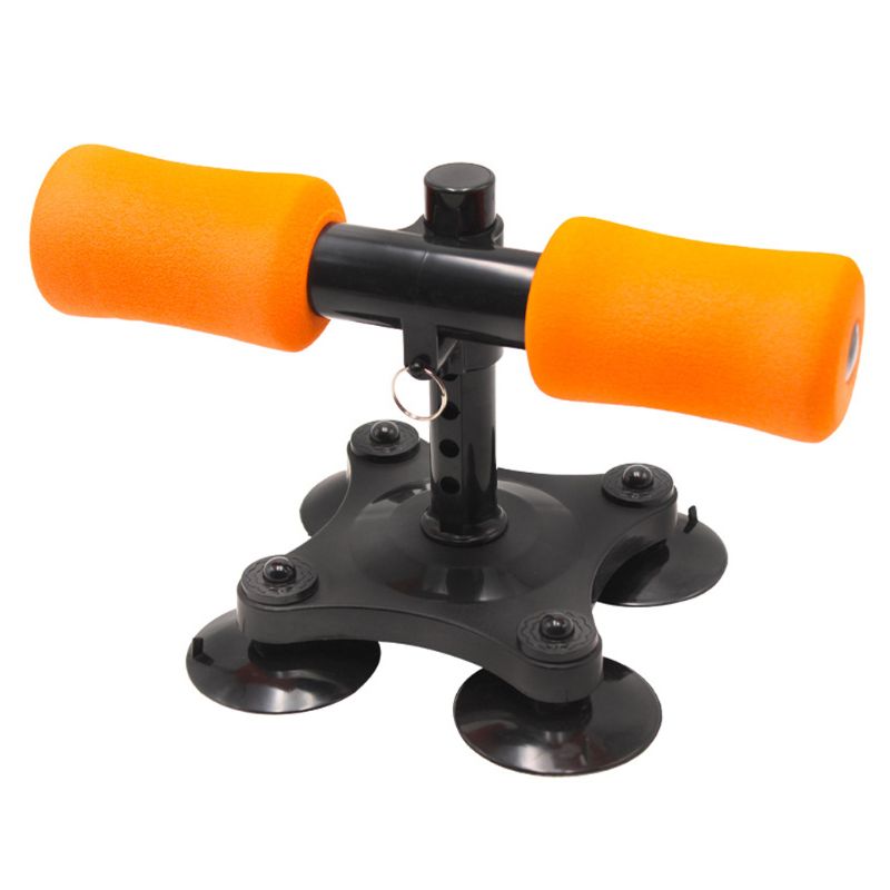 Sit Up Equipment, Sit-Ups Exercise Bar Machine for Floor with 4 Adjustable Posit