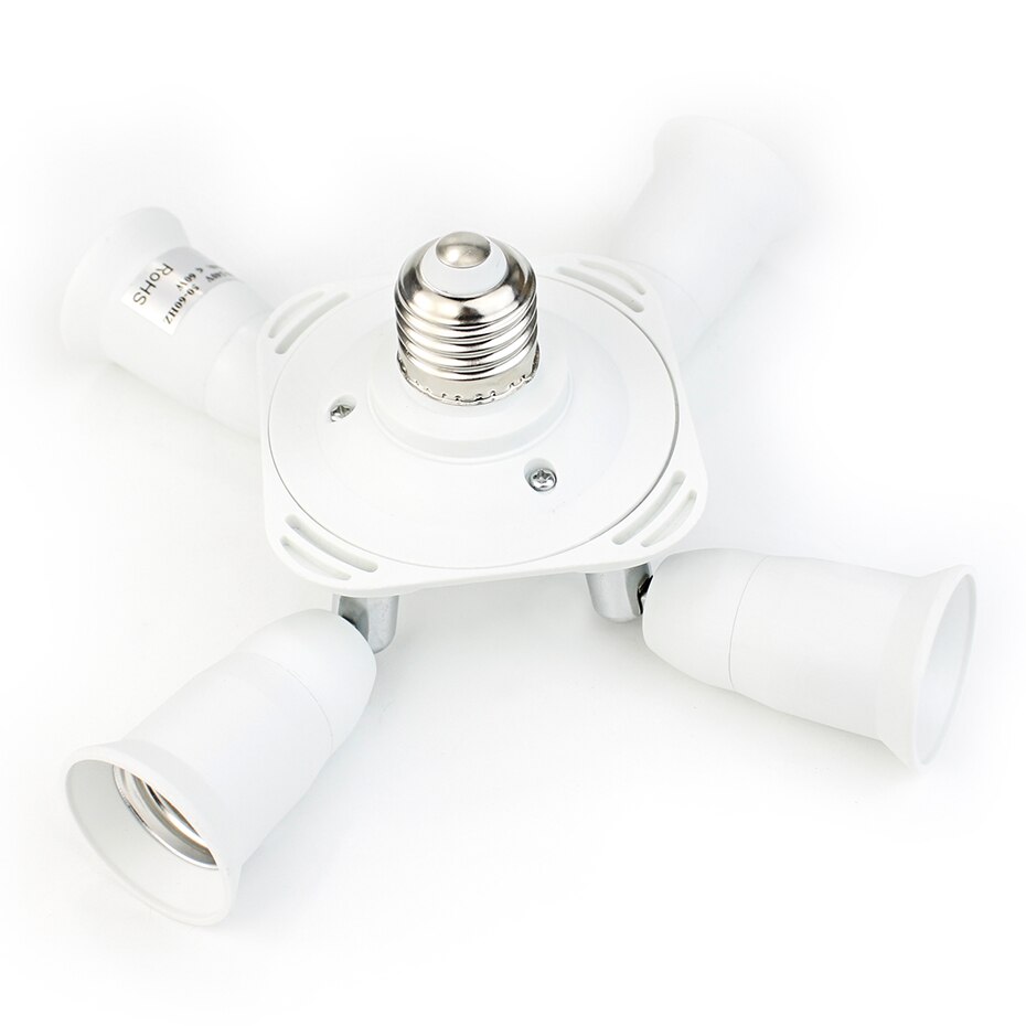 1/3/4/5 E27 Lamp Bases in 1 Adjustable E27 Socket Fitting For Bulb Light Ampoule Douille Holder Adapter Lighting Accessories