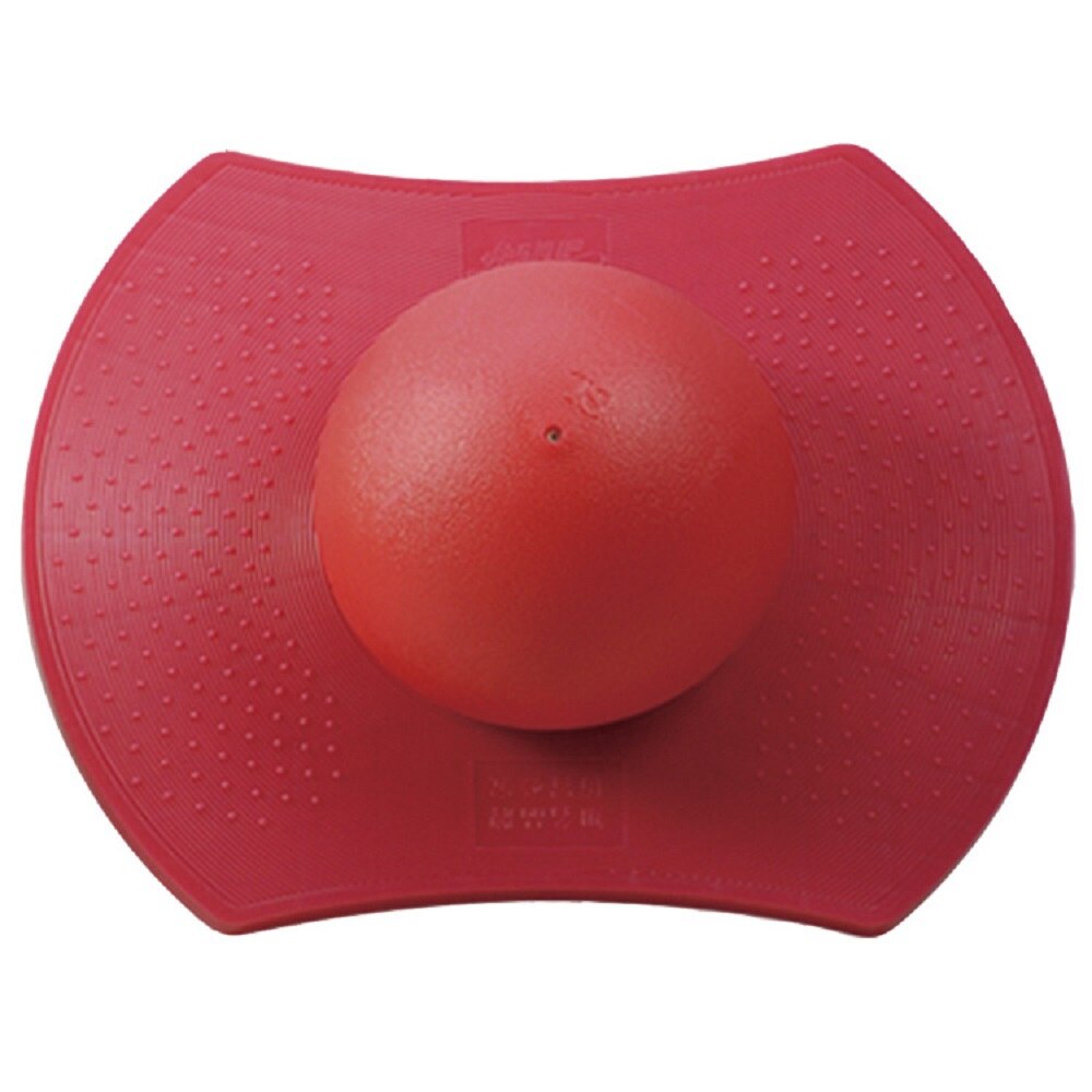 Boule trémie pour enfants, jouet d'équilibre, boule de saut gonflable, plateau d'équilibre, équipement d'exercice à l'intérieur, multicolore, nouveauté: RED