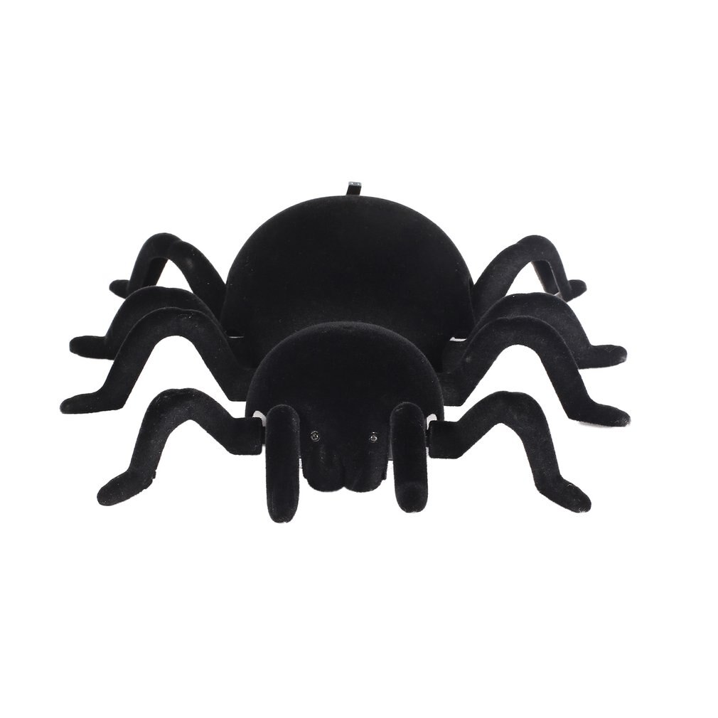 Infrared Remote Control Wall Climbing Realistic Spider RC Prank Insect Joke Scary Trick Toy Halloween Party RC Spider Toys