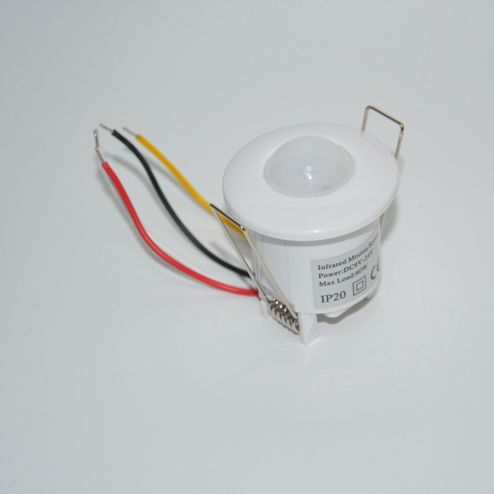 Downlight Series Mini 12VDC Wired Ceiling PIR Motion Sensor Built-in Infrared Detector For 220V Lamp Control Security Alarm