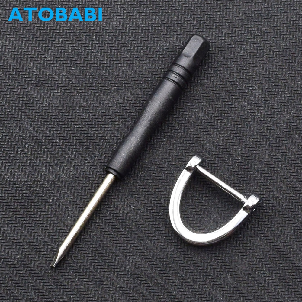Aleación Galvanizada de forma circular llave de coche anillos U estilo llaveros de coche para Mini Cooper r56 Ford Ford Peugeot 207 VW Skoda asiento