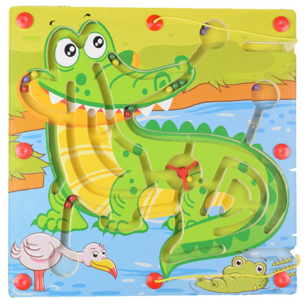 Kinderen Educatief Magnetische Doolhof ouder-kind Puzzel Intelligentie Speelgoed Kinderen Kinderen Speelgoed: Crocodile