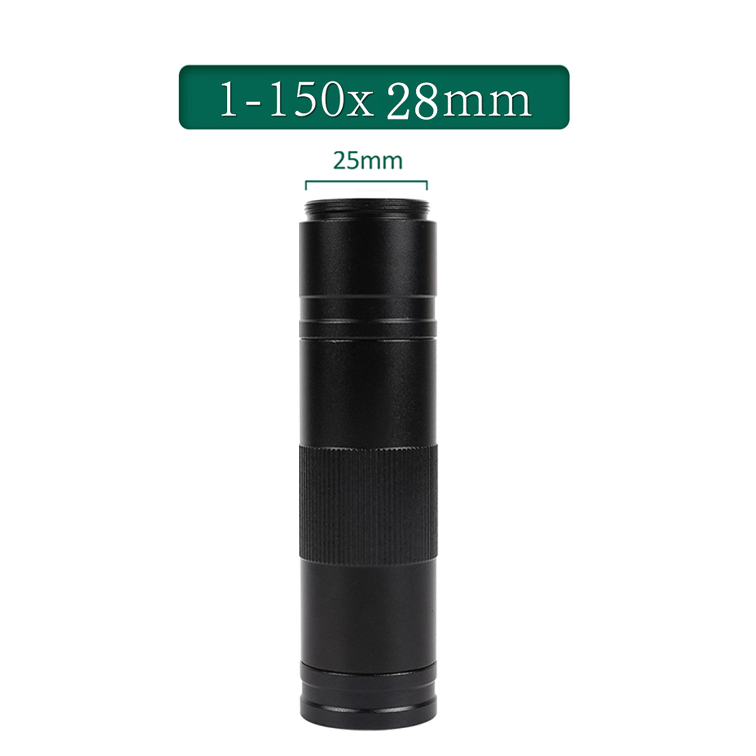 YIZHAN Magnification Adjustable 150X Zoom C Mount Lens With 0.5X Objective For HDMI USB Industrial Digital Microscope Camera: Gold
