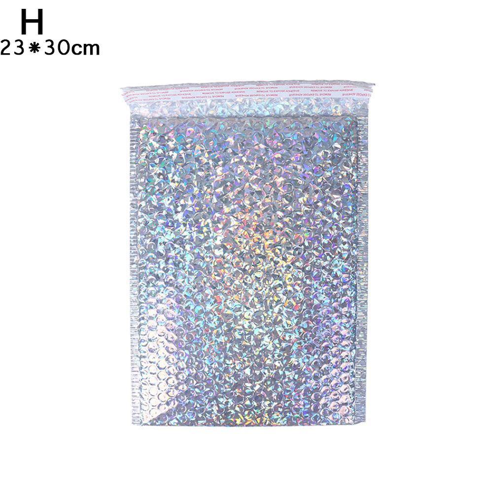 Bubble bag Silver Envelope Foam Foil Bag Packaging Waterproof Envelopes Mailer Anti-Vibration Bag Mailing U9U4