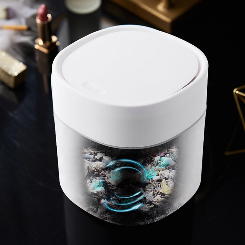 Waste Bin Small Trash Can Mini Desktop Litter Trash Little Table Top Trash Box For Desk Car Trash Bin