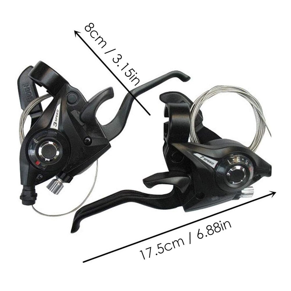 3 x 8 -växlad växelspak höger vänster cykelväxel för shimano acera sl -m310 mountain hybrid cykeldelar