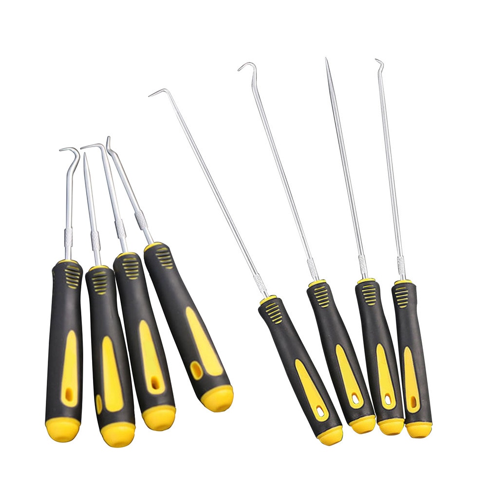 4pcs Set Good O-Ring Oil Seal Tools Scraper Removal Hook Tool Extractor Puller Rubber Screwdriver Hand DIY Tools