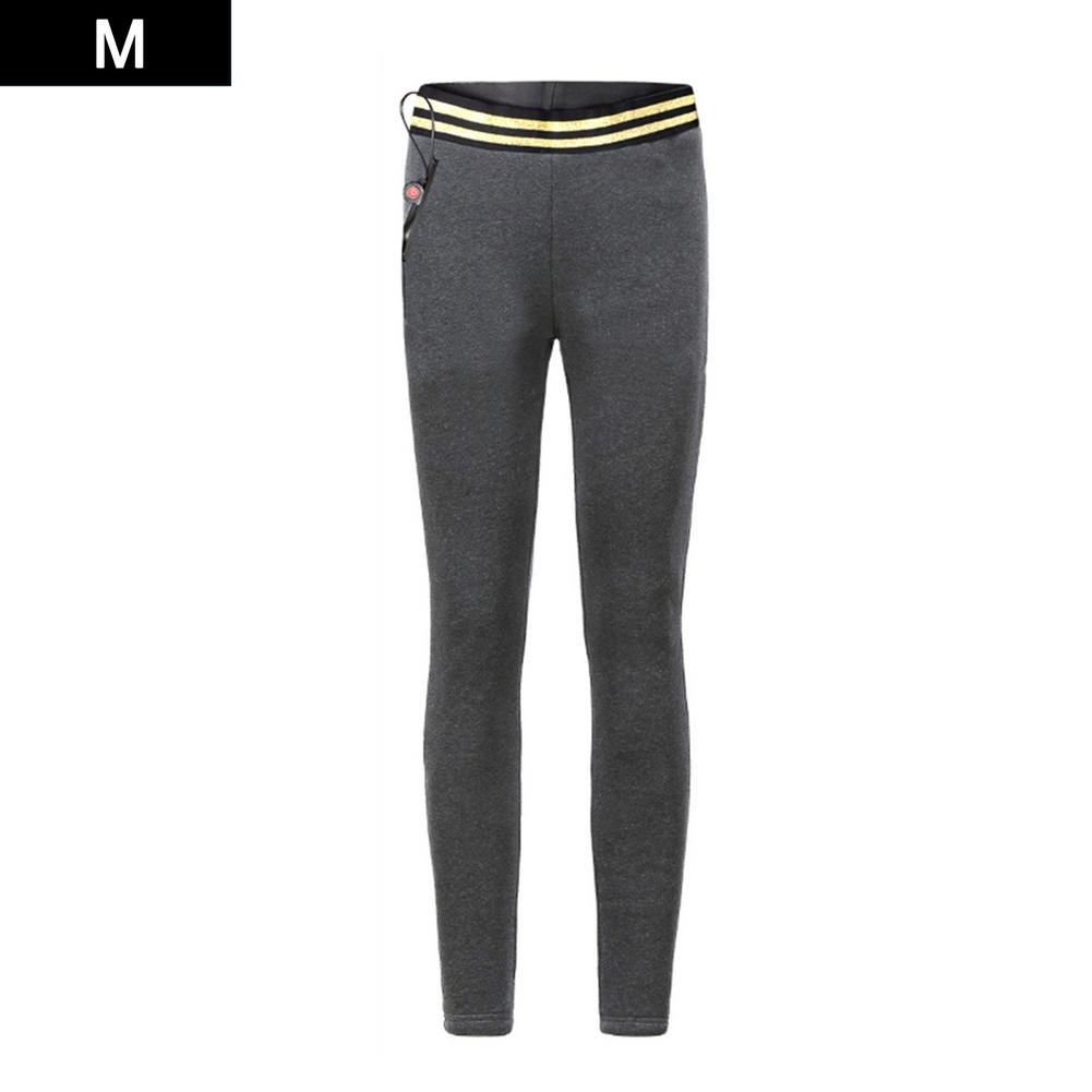 Smart Leggings Heating Electric Underwear For Women: Gray M
