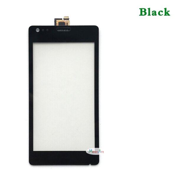 4.0" For Sony Xperia M C1904 C1905 C2004 C2005 Touch Screen Digitizer Front Glass Lens Sensor Panel: Black