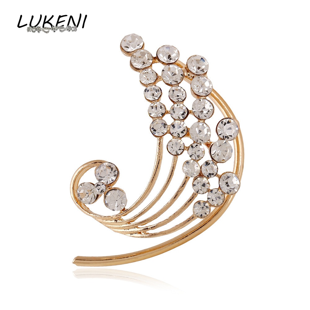 LUKENI 10 teile/los Modeschmuck Strass Ohrringe Punk Zweige Ohr-stulpe-ohrring Jacken Für Frauen Und Männer EJ023