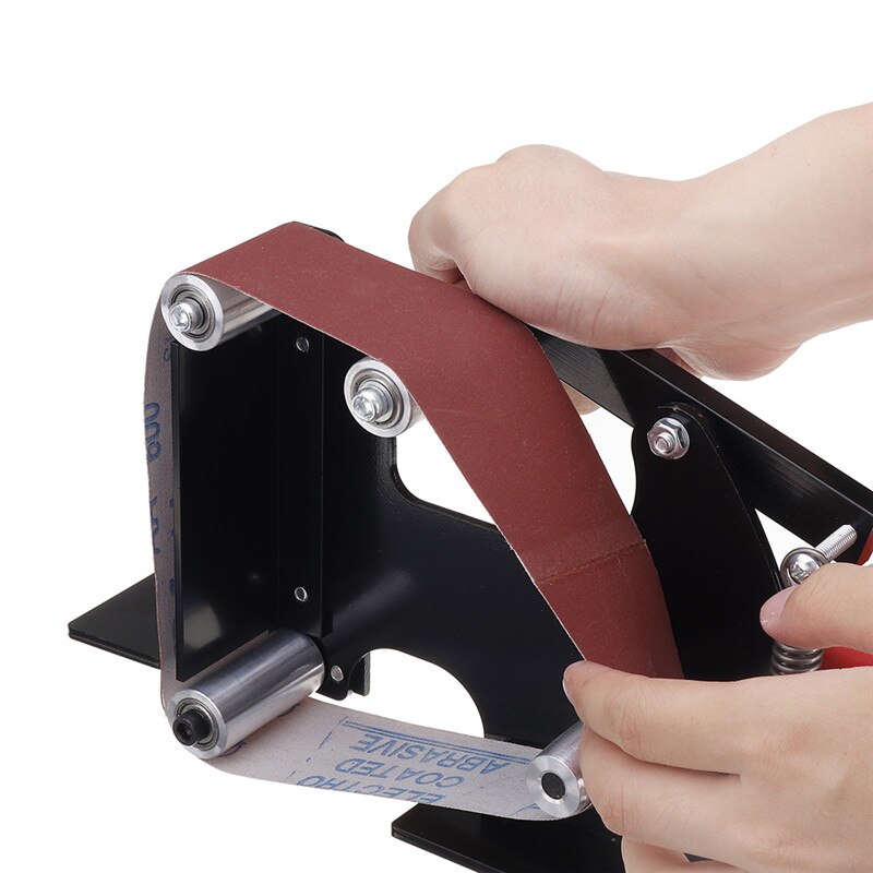 Adaptateur de bande de ponçage pour meuleuse d'angle en fer électrique Durable, pour les accessoires de ponceuse et de polisseuse 115 et 125