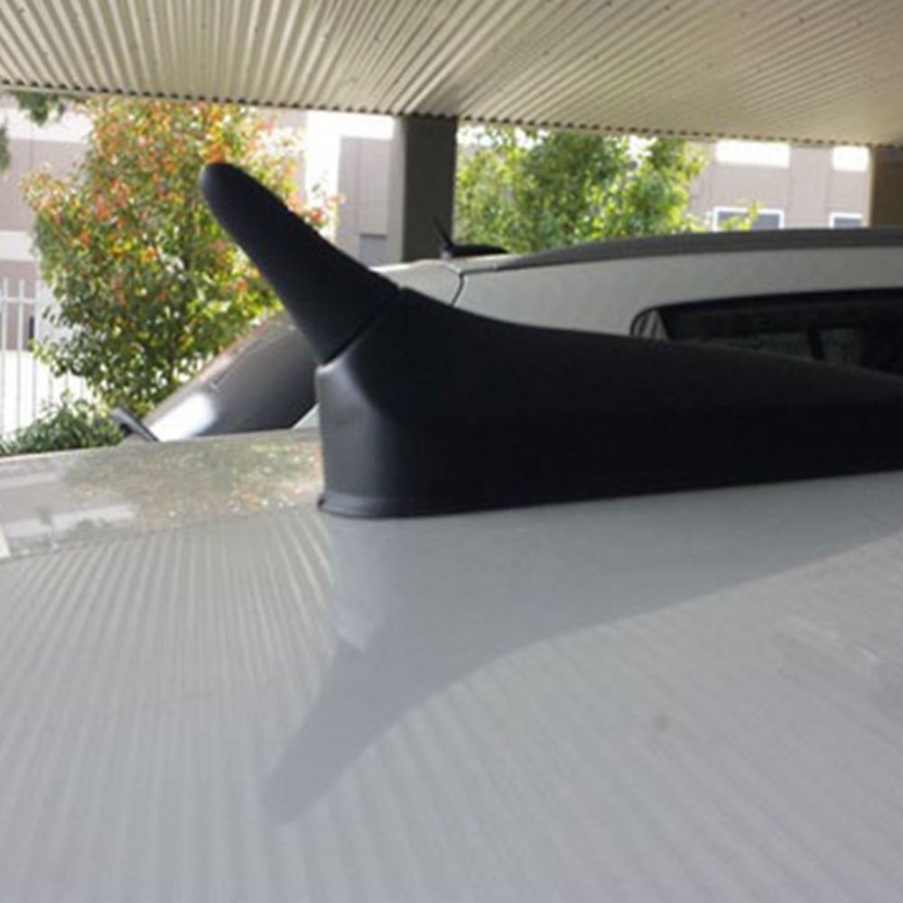 Auto Accessories Decoration Roof Antenna Car Antenna Aluminum Antenna Refit (Black)