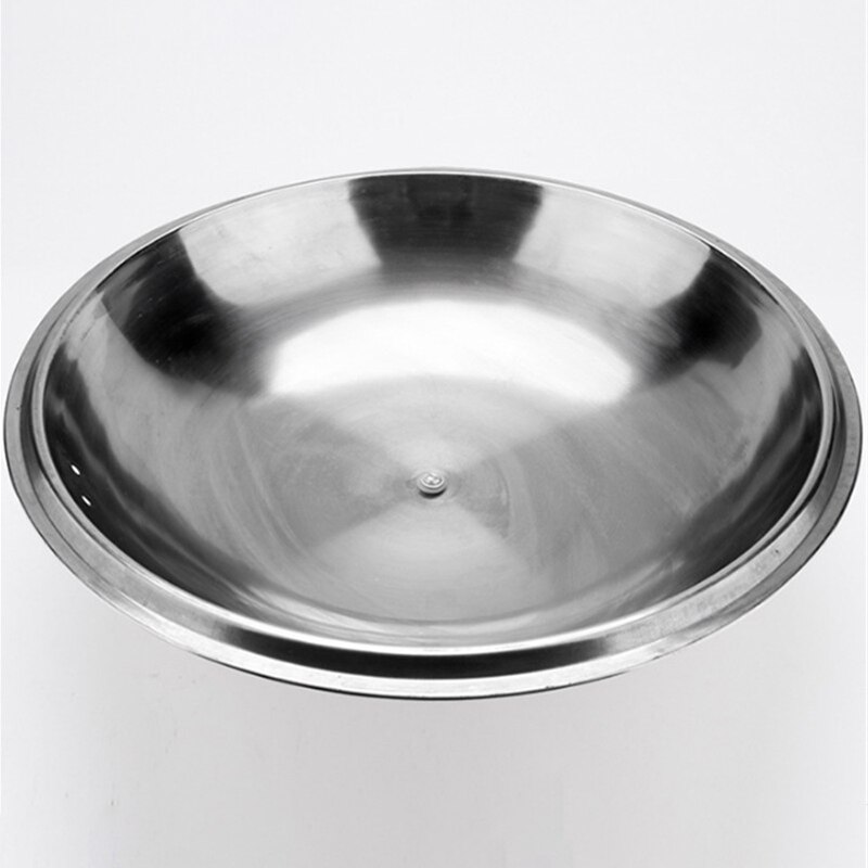 Couvercle de poêle Wok de cuisson couvercle de poêle universel en acier inoxydable couvercle Visible remplacé couvercle poêle Wok marmite bonne demi-cercle 34cm
