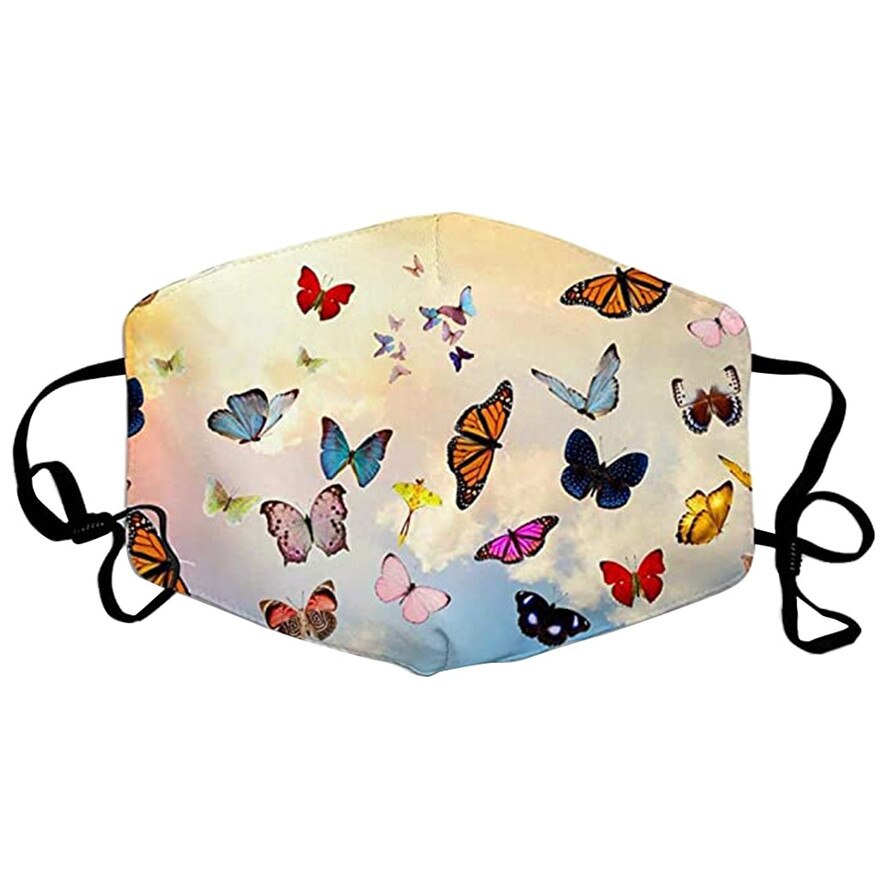 1PC Outdoor Adult Reusable Protect Funny Animal Printed Breathable Reusable Face Protection For Man and Woman