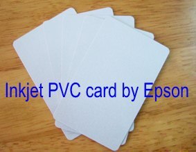 Dual Doppel Seite Inkjet Druck leer Weiß 0,76mm Dünne Inkjet PVC Ich würde Karte durch Inkjet Drucker, 230 teile/los