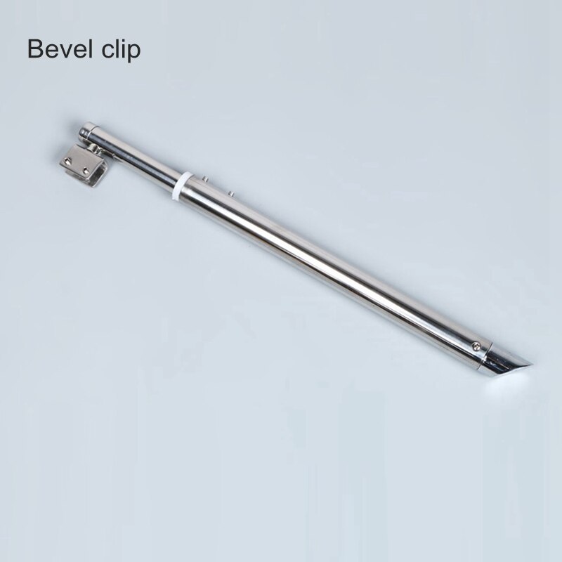 304 Stainless Steel Shower Glass Support Bar Wall-To-Glass Glass-To-Glass Fixed Clamp Bathroom Glass Door Fixed Rod Glass Clamp