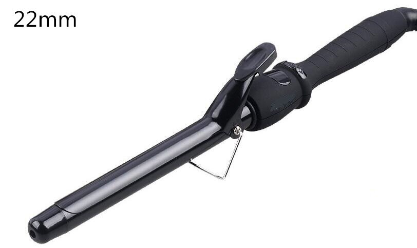Professioneller elektrischer Lockenwickler wanken, Temperatureinstellung, Lockenstab, 22–38 mm LCD-Bildschirm: Gelb