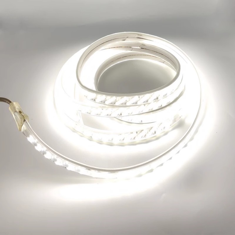 Super Bright LED Strip Lights AC 220V SMD 2835 5 Rows 320Leds/m with EU Plug Waterproof Flexibon Ribbon Tape Rope Home Garden