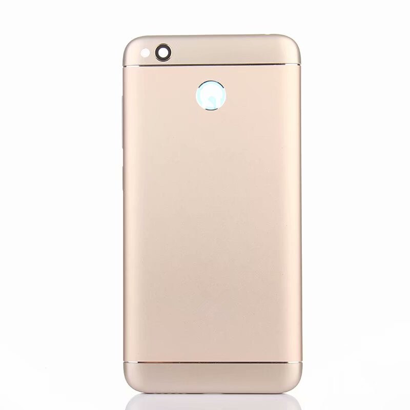 Redmi4x original habitação para xiaomi redmi 4x bateria de metal capa reparo substituir voltar porta traseira caso + botões logotipo lente da câmera: Ouro