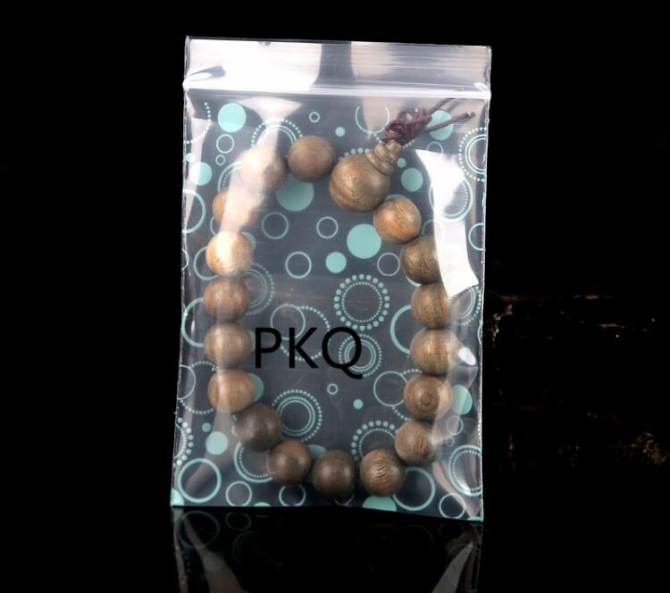 100pcs 3*4cm Mini zip lock bags Green Dots Clear Plastic Grip Bag Pill Jewelry Packaging Pouch Reclosable Poly Bag