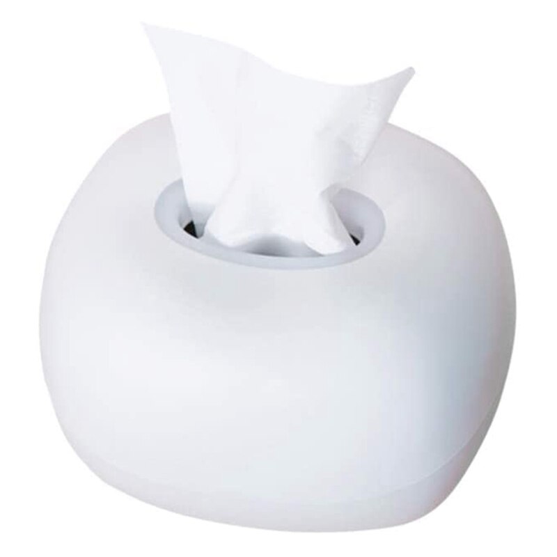 Tissue box led natlampe, tissue box cover, opbevaringshylde, papirhåndklæde opbevaringsboks sengebordslampe multifunktion genopladning