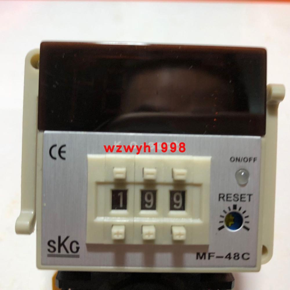 Taiwan SKG dial code digital temperature controller SKG MF-48C socket temperature controller K 0-999 ℃ 0-399 ℃ PT100