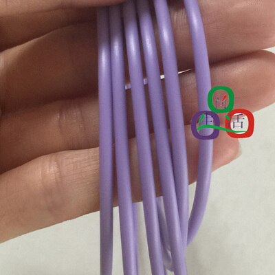 500G 2,5mm in durchmesser rund synthetische rattan weben material kunststoff rattan für stricken und reparatur lagerung box korb etc: color 6