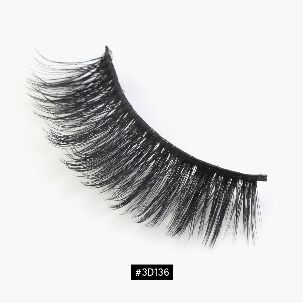 10 Pairs 3D Mink Eyelashes Natural Soft False Eyelashes 3d Mink Lashes Eyelash Extension Makeup Kit
