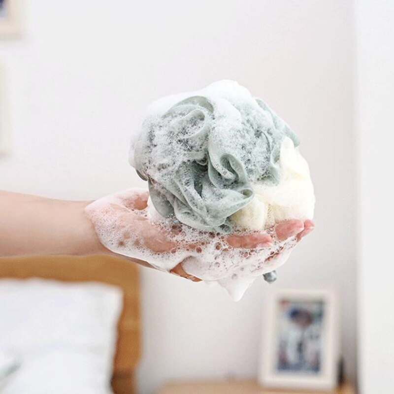 1 Pc Three Colors Bath Ball Bath Site Bathtubs Cool Flower Bath Towel Body Cleaning Mesh Shower Wash Sponge Brush