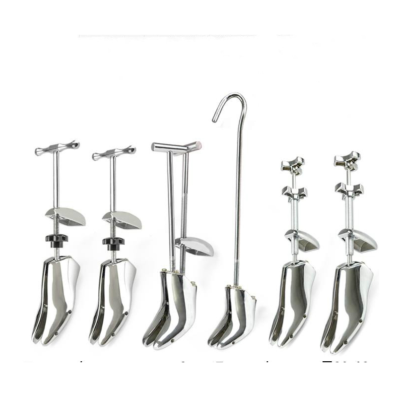 1 styk aluminiumslegering sko træ metal justerbar sko udvider kvinder sko bårer stål sko båre shaper