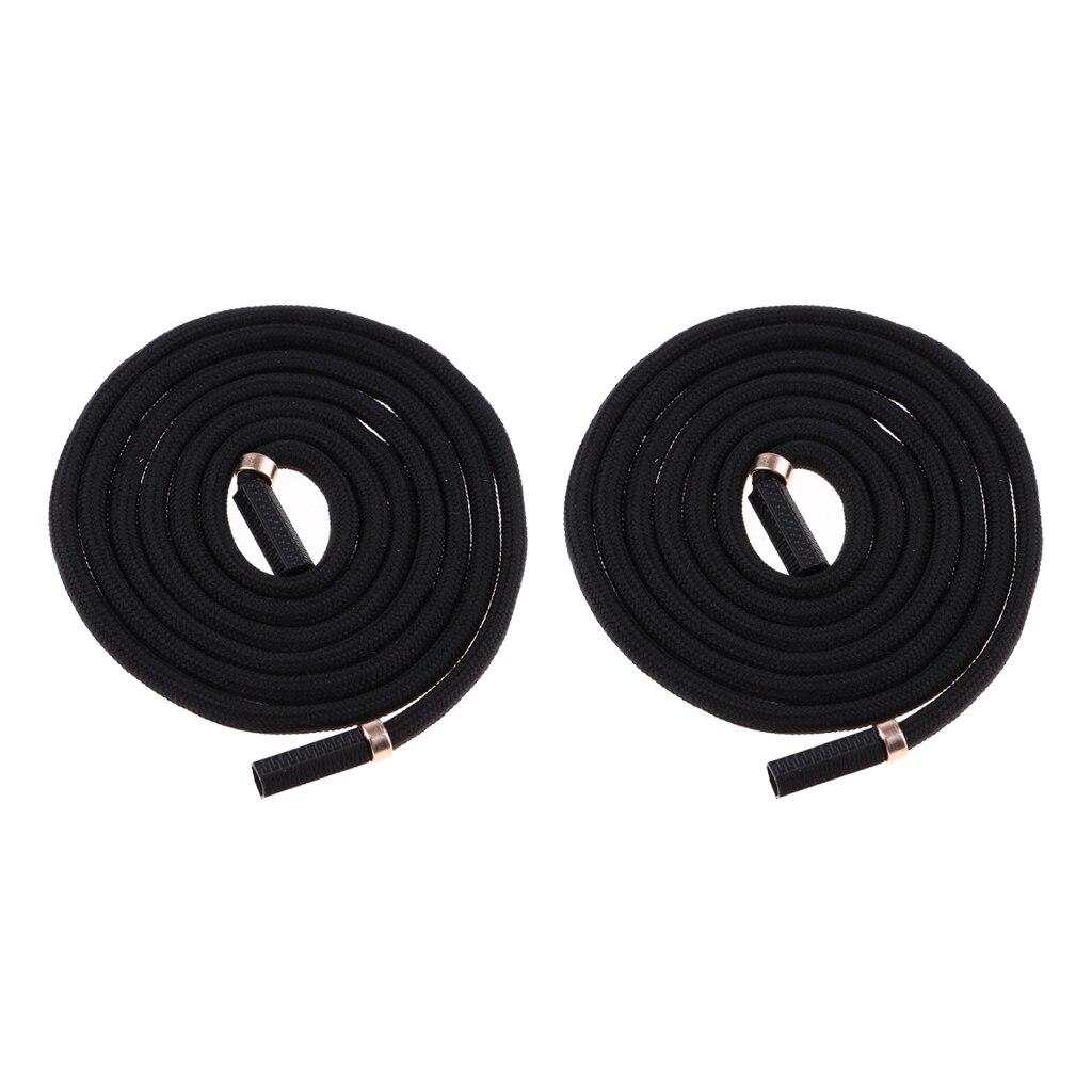 Paquete de 2 elegantes Pantalones de cordón con cordón y reemplazo de zapatas con puntas de Metal-Accesorios de ropa