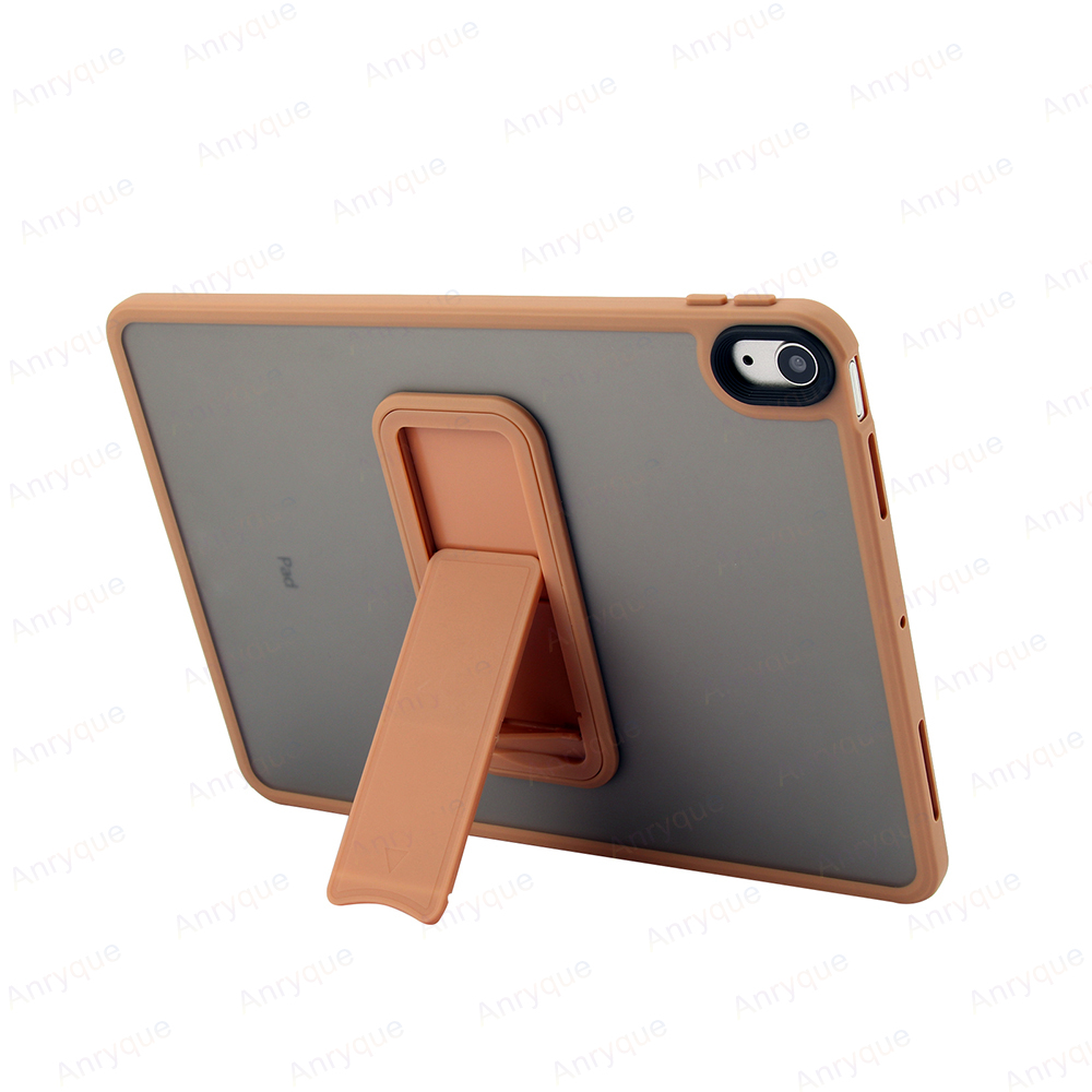 Caso de suporte para ipad 11a geração 11 Polegada 2025/10a geração 10.9 ''2022 acrílico fosco capa dura funda com suporte: 12.4 / YELLOW