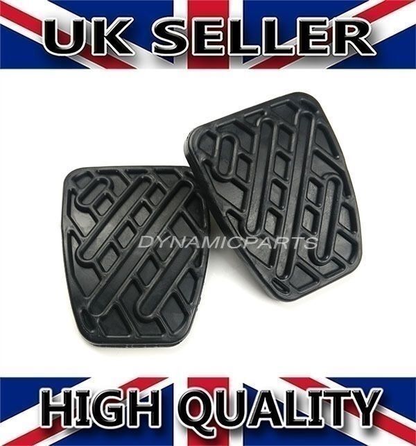 Pair Of Brake & Clutch Pedal Pad Rubber Cover For Nissan Qashqai (Manual) Rubber Pedals Support BQB
