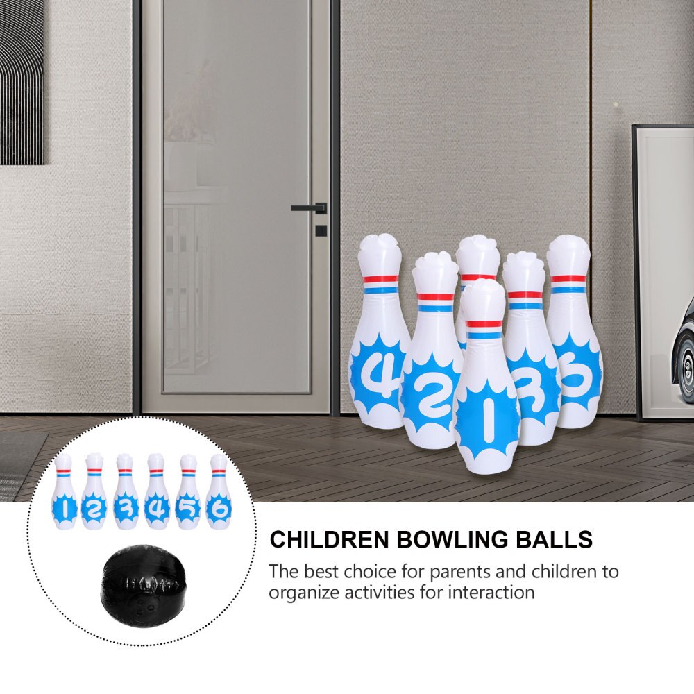 1 Set Of Bowling Balls Set Small Bowling Set for Kids Children Party Indoor