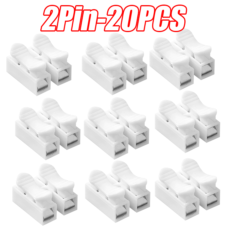 Cable Wire Connector Push Quick Wire Cable Connector Spring Clamp Terminal for Lighting and Automotive Wiring Electricity: MULTI