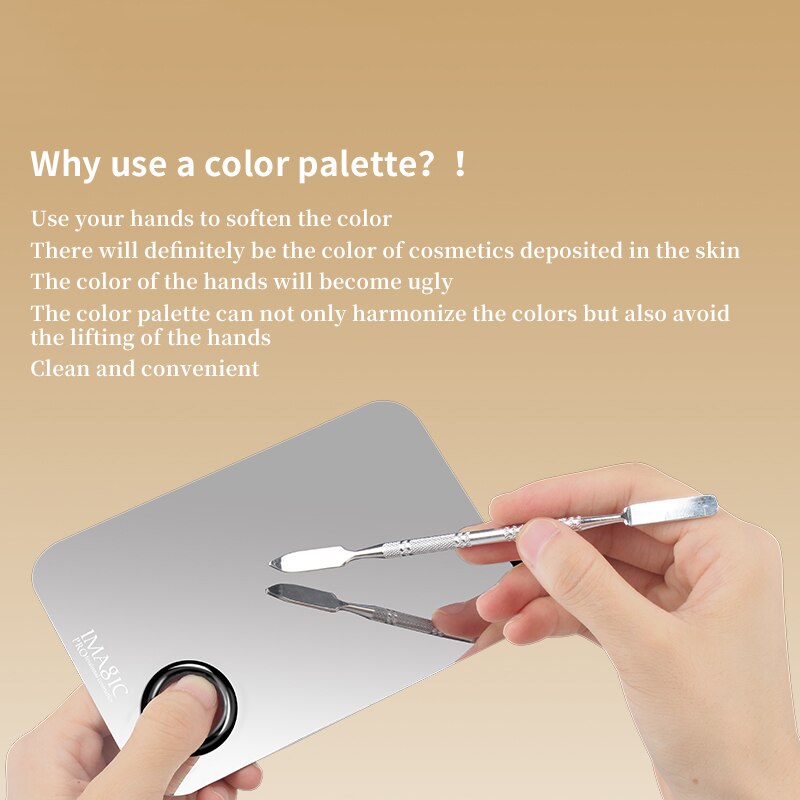 IMAGIC-paleta de pintura alternativa artística, bandeja de plástico para artista, suministro de acuarela