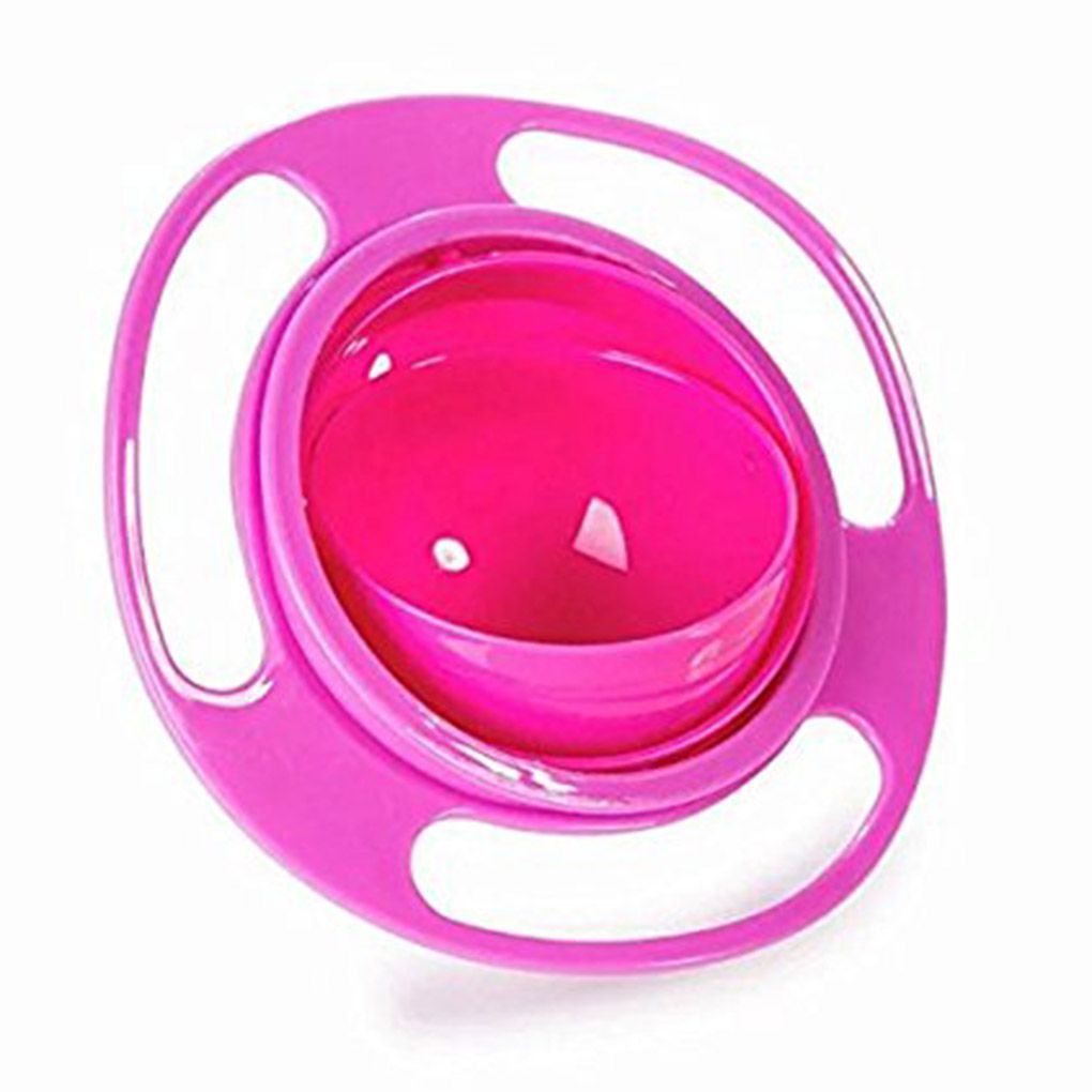 Plato giratorio de 360 grados para bebé, plato OVNI a prueba de derrames, juguete de Comida Infantil: 1