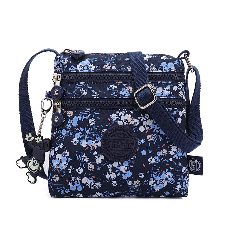 Bolso de hombro para mujer, bolso informal ligero de nailon resistente al agua, bolso de mensajero versátil a la , bolso cruzado pequeño de lona para hombre: Amarillo claro