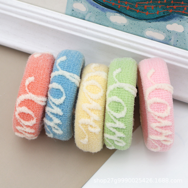 5 uds. De coleteros simples para mujeres y niñas, bandas elásticas de goma para el cabello, accesorios, lazo, Anillo para el cabello, tocado de cuerda, tocados, soporte para cola de caballo: Color vino