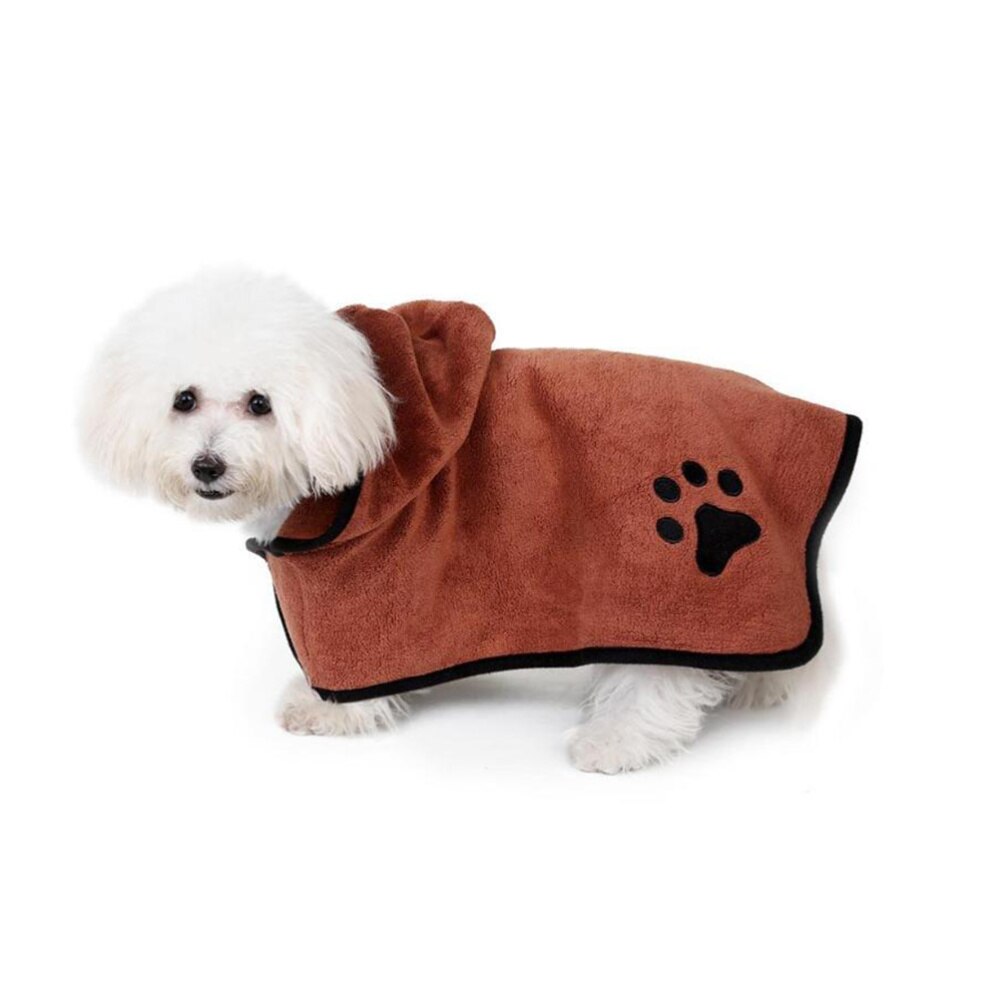Pet Bath Towel - Microfiber - Quick Absorbent - Dog & Cat Drying Robe