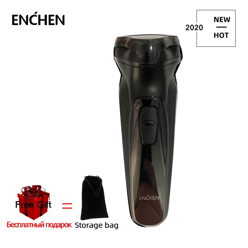 Enchen 3d elektrisch scheerapparaat voor heren, baardtrimmer, type-c, oplaadbaar met usb-aansluiting, scheerapparaat