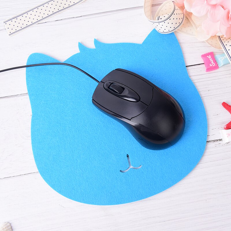 Alfombrilla de ratón gruesa para ordenador portátil, alfombrilla de ratón de tela de fieltro Universal, bonito, Trackball óptico, 1 unidad