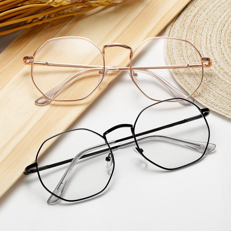 Vintage Metal Optical Spectacles Frame Male And Fe... – Grandado