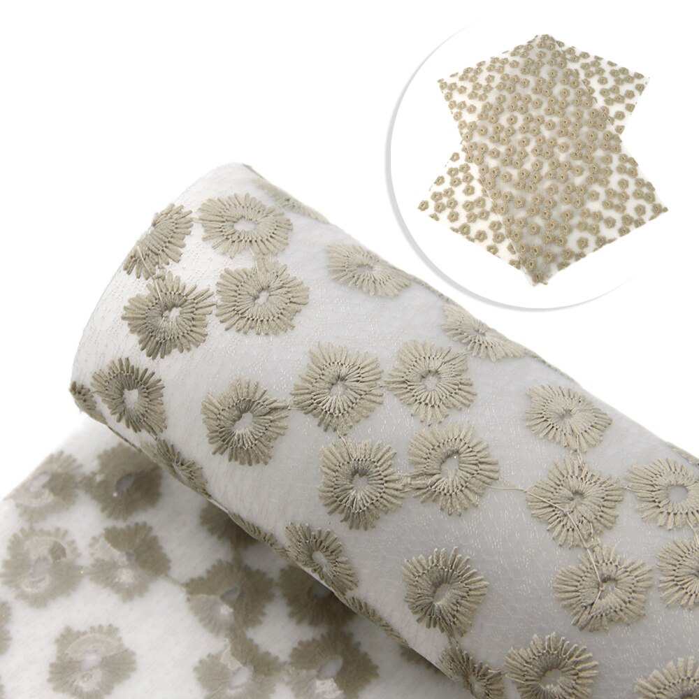 20*34cm Color sólido bordado flor gelatina cuero sintético para proyectos de bolsos hechos a mano DIY, 1Yc8087: 1095260007