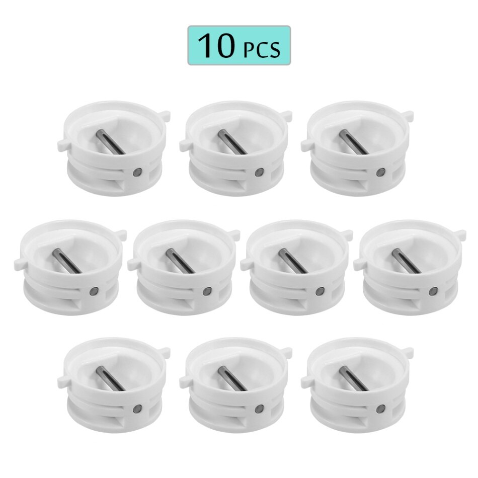 10 PCS Surfplank Leash Plug SUP Board Surfen Leash Stekkers Surfen Board Cup met Roestvrij Pin: WHITE