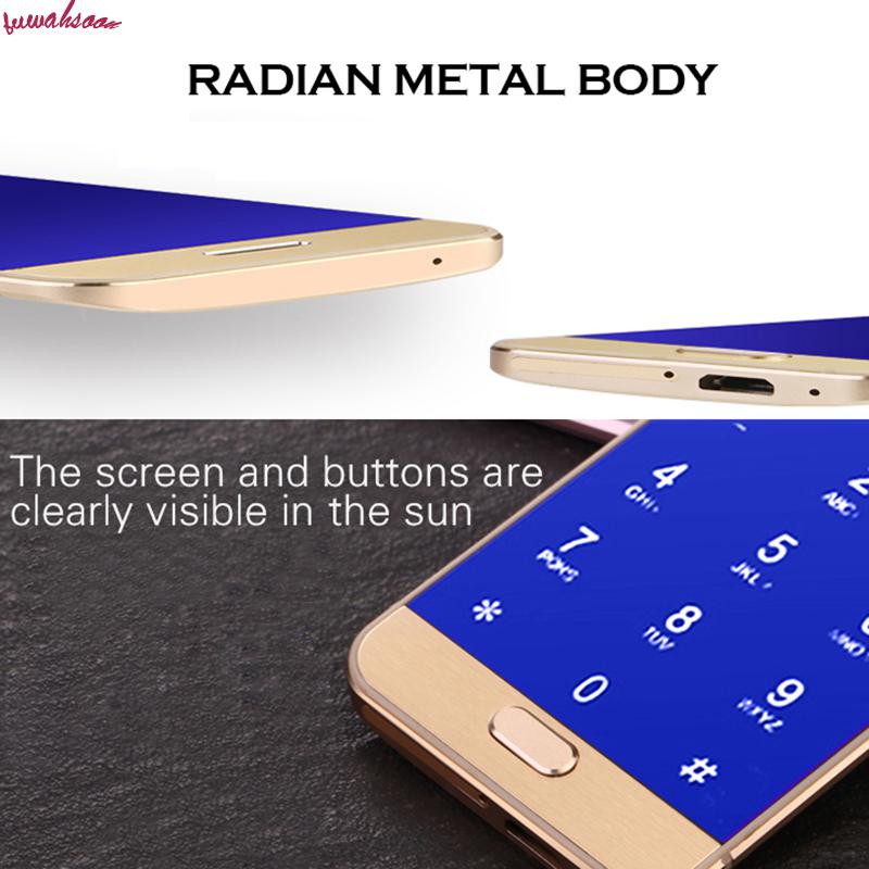 Original Ulcool V26 Touch Display Metal Body Bluetooth 2.0 Dialer Dual Sim Credit Card Mobile Cell Phone+case+screen Protector